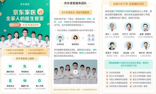 京東健康家庭醫生正式上線 開啟 互聯網 的家庭健康管理新時代